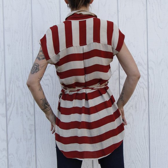 Alexander Wang Striped Button Up - Picture 8 of 13